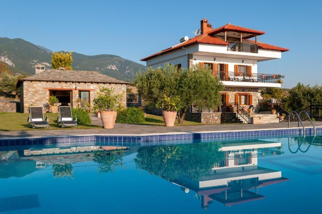 Olympus Pantheon Luxury Villas Leptokaryá Ngoại thất bức ảnh