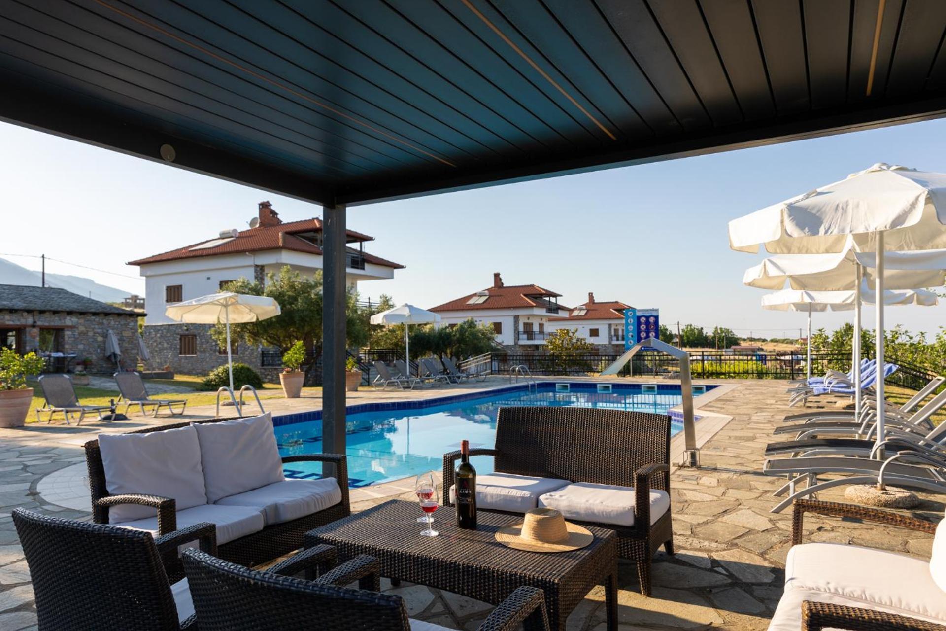 Olympus Pantheon Luxury Villas Leptokaryá Ngoại thất bức ảnh