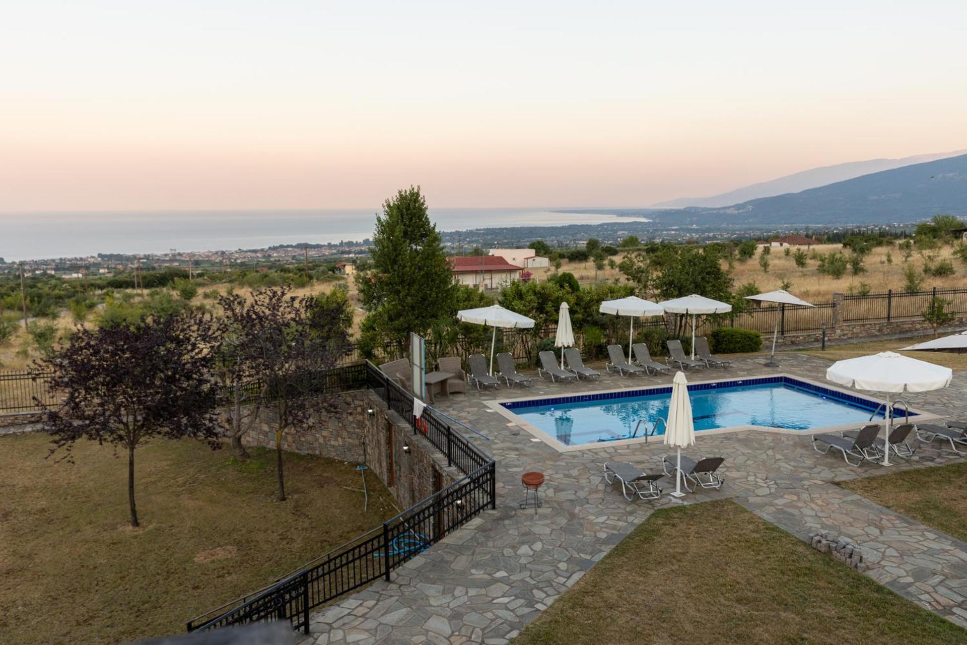 Olympus Pantheon Luxury Villas Leptokaryá Ngoại thất bức ảnh